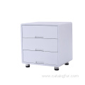 High Gloss Chest of 2 Drawers Bedside Table Cabinets Nightstand Units LED Lights